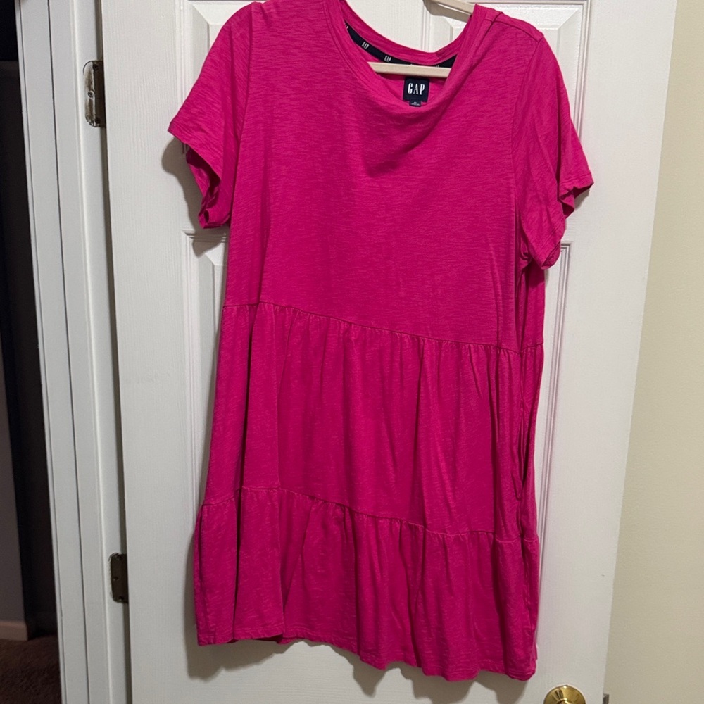 GAP Fuchsia Layered Dress